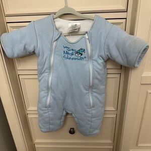 Baby Merlin's Magic Sleepsuit Blue
